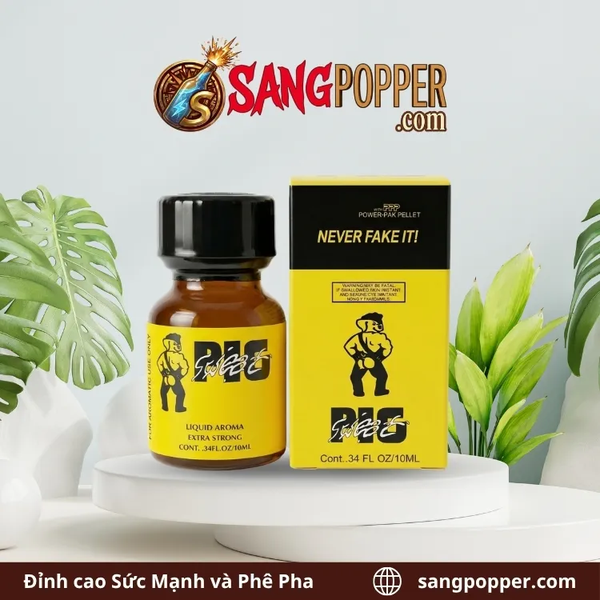Popper Pig Sweat Con Heo Cơ Bắp 10ml - Cực Mạnh Cho Top Bạo Dâm