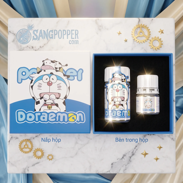 Combo Popper Doraemon Phong Cách Cute Thư Giãn Êm Dịu Cực Phê