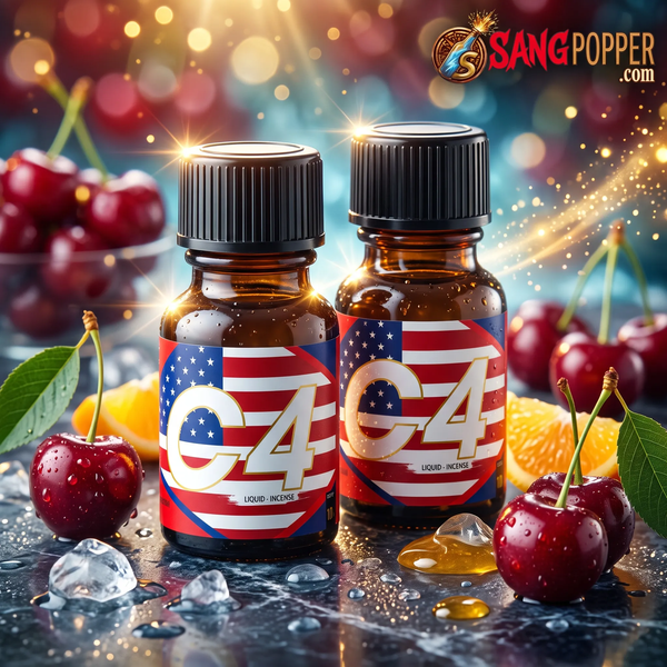 Popper C4 Cherry 10ml Phê Ngọt Ngào Lan Tỏa Năng Lượng Sôi Động