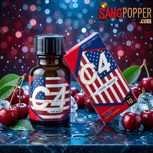 Popper C4 Cherry 10ml Phê Ngọt Ngào Lan Tỏa Năng Lượng Sôi Động