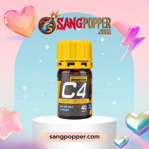 Popper C4 Vàng 40ml Chính Hãng Cực Chiến Cho Top Khỏe Cương Lâu