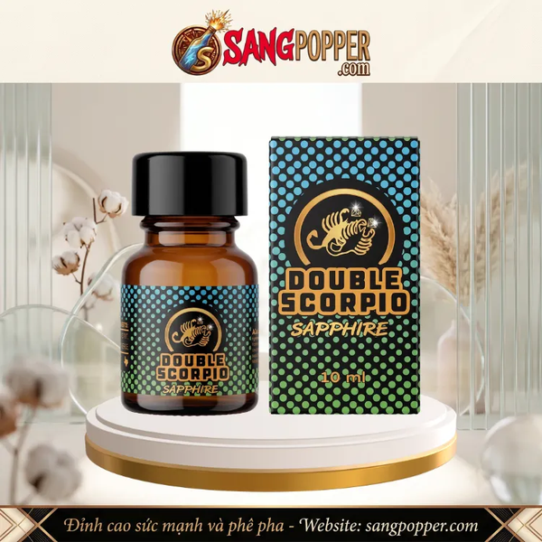 Popper Double Scorpio Emerald 10ml Chính Hãng Cho Top Lên Êm Bền Bỉ