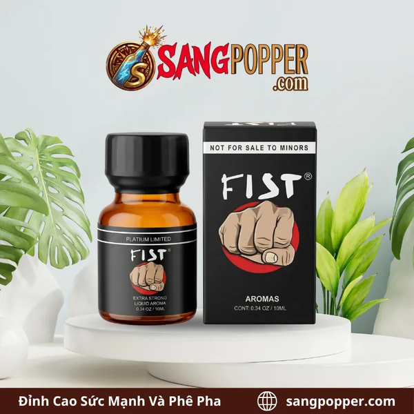 Popper Fist Đen 10ml – Trải Nghiệm BDSM Hạng Nặng Mạnh Bạo Nhất