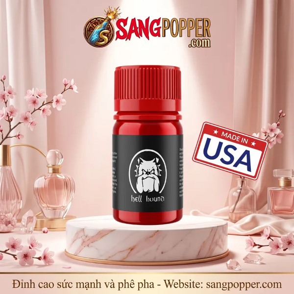 Popper Khô Hell Bound Con Chó Đen 40ml Cho Slave Dâm Chơi Bondage