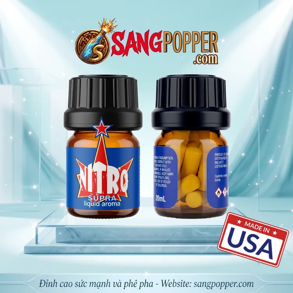 Popper Khô Nitro 20ml Cho Top - Đô Siêu Mạnh, Kéo Dài Thời Gian Yêu