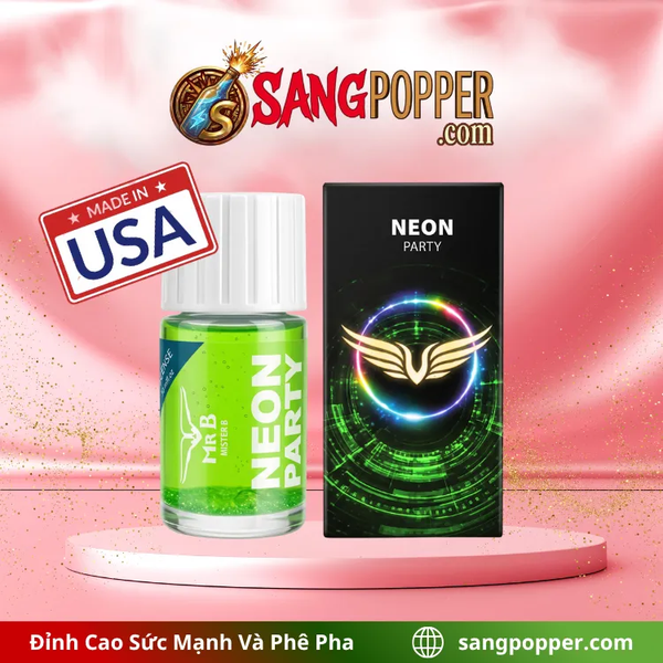 Popper Neon Party Green USA Mùi Hương Sinh Thái Thiên Nhiên Cao Cấp