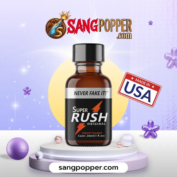 Popper Super Rush Black Label 30ml Lực Đẩy Dồn Dập Phê Mướt Tự Nhiên
