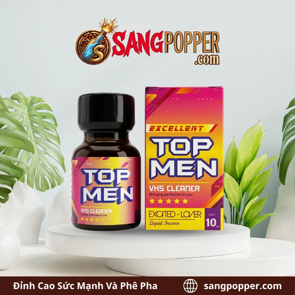 Popper Top Men 10ml Xuất Xứ USA - Top Mạnh Chinh Phục Mọi Giới Hạn