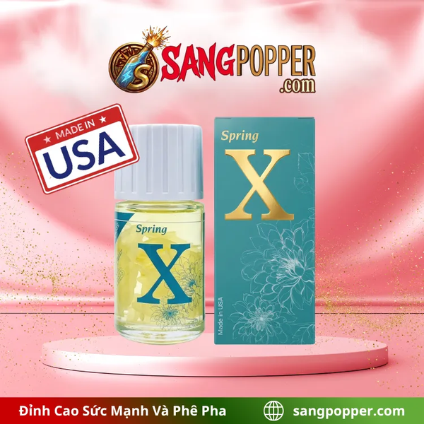 Popper X Hoa Mùa Xuân - Mùi Thơm Chuẩn USA, Phê Êm Không Đau Đầu