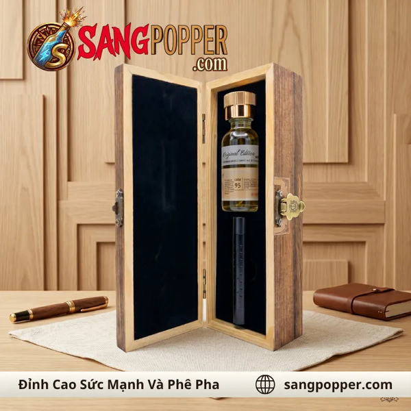 Popper Hộp Gỗ Cao Cấp Chính Hãng - Chuẩn USA Cực Mạnh Phê Đỉnh Cao