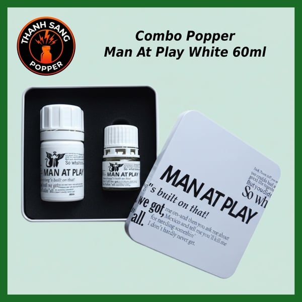 Combo Popper Man At Play White