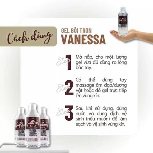 Gel Bôi Trơn Gốc Nước Vanessa & Co Nhật Bản 200ml