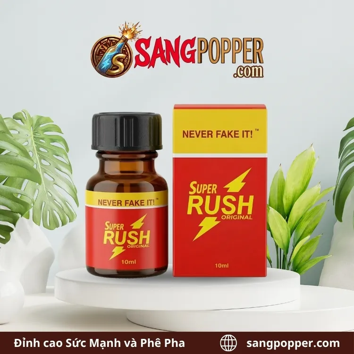 Popper Super Rush Original Đỏ 10ml - Chính Hãng Cao Cấp USA