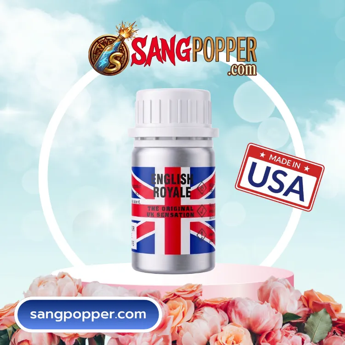 Popper Khô English Royale 40ml - Chuẩn USA Mạnh, Không Lo Đổ Vỡ