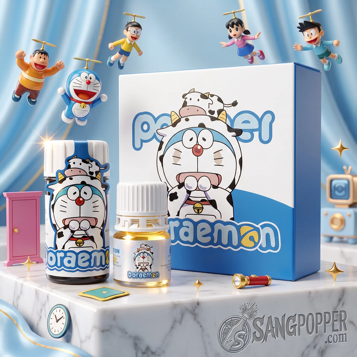 Combo Popper Doraemon Phong Cách Cute Thư Giãn Êm Dịu Cực Phê
