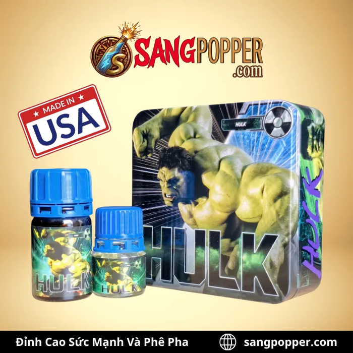 Combo Popper Hulk USA - Chiếc Hộp Nặng Đô, Giữ Phong Độ Căng Tràn