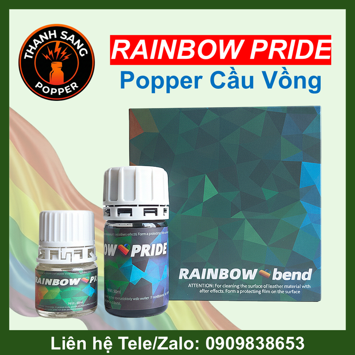 Combo Popper Cầu Vồng Rainbow Pride