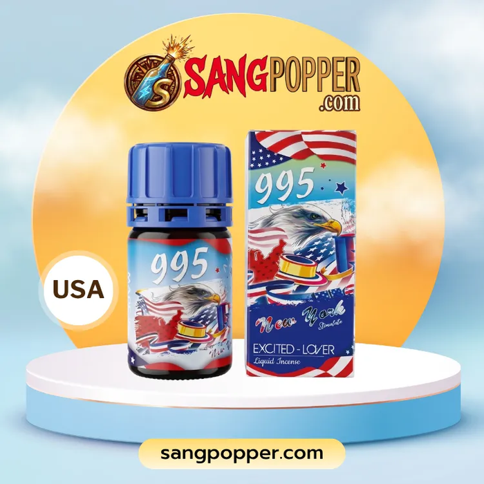 Popper 995 New York 40ml - Đẳng Cấp 5 Sao Từ Mỹ, Bê Cùng Cặp Đôi