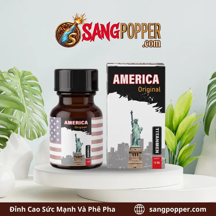 Popper America Original 10ml Từ Mỹ Đậm Đặc Bùng Nổ Mọi Giới Hạn