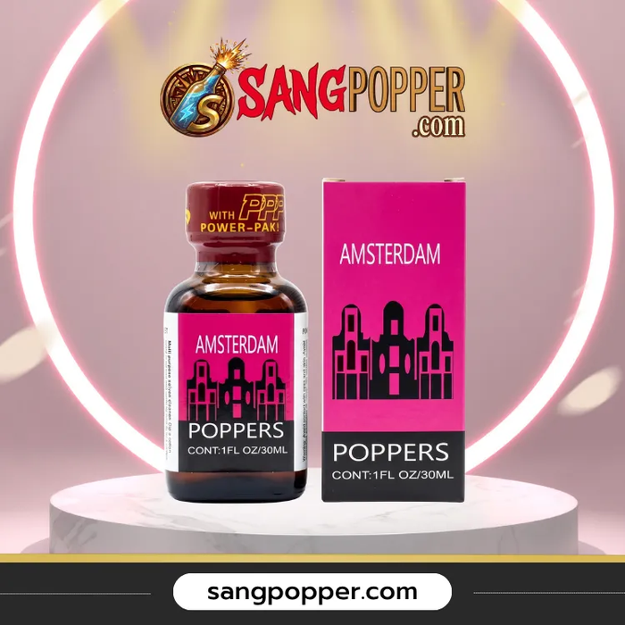 Popper Amsterdam Chính Hãng 30ml - Êm Không Nhức Đầu, Bot Siêu Phê