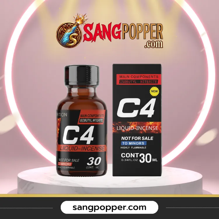 Popper C4 Đỏ 30ml USA Cho Bot Phê Mạnh Giãn Cơ Êm Ái Đạt Đỉnh Sâu