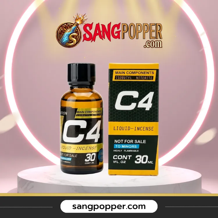 Popper C4 Vàng Chuẩn Auth 30ml - Top Mạnh Bạo Chúa, Bất Chấp Xìu