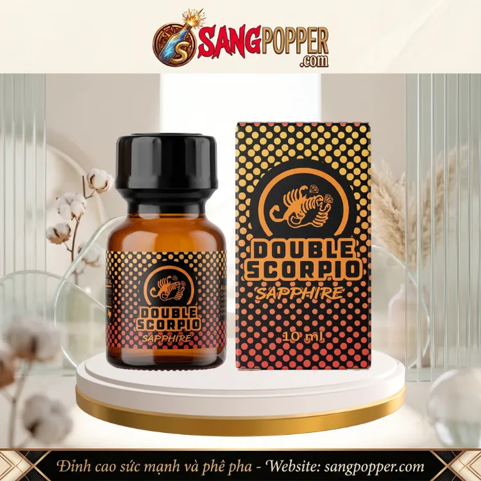Popper Double Scorpio Sapphire 10ml Chính Hãng Giúp Bot Phê Thư Giãn