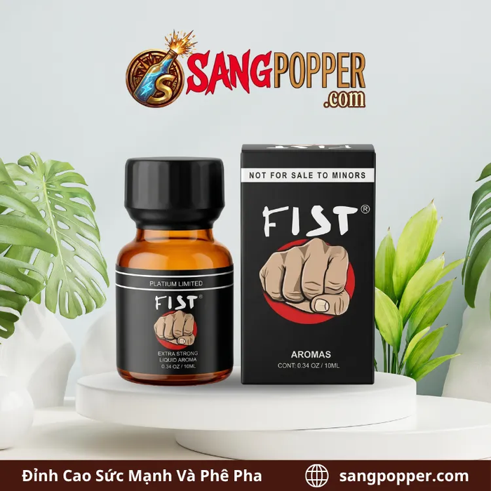 Popper Fist Đen 10ml – Trải Nghiệm BDSM Hạng Nặng Mạnh Bạo Nhất