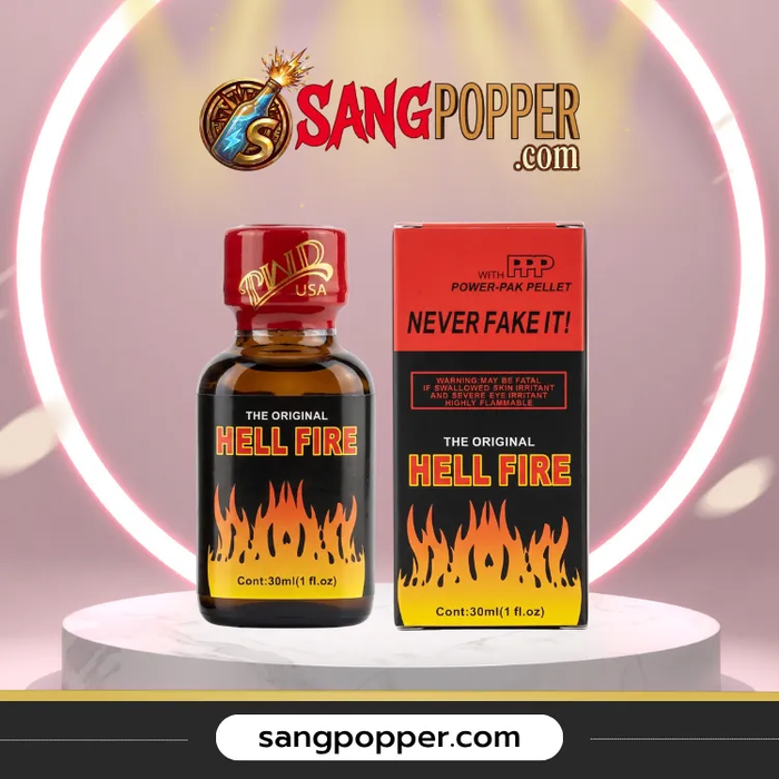 Popper Hell Fire 30ml PWD Chính Hãng - Siêu Bốc Giữ Độ Cứng Cho Top