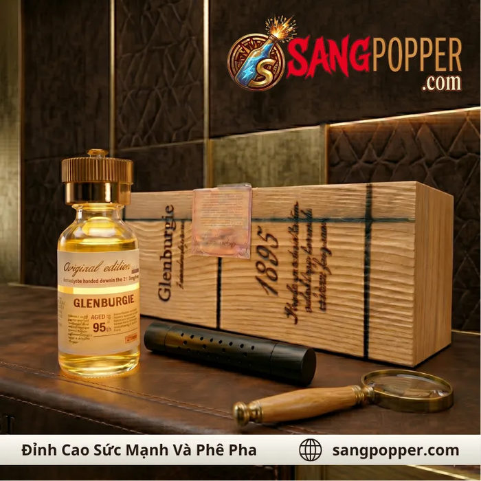 Popper Hộp Gỗ Cao Cấp Chính Hãng - Chuẩn USA Cực Mạnh Phê Đỉnh Cao