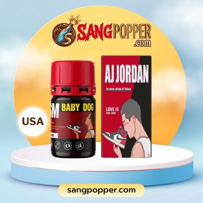 Popper Baby Dog BDSM 40ml - Slave Dog Ngửi Giày Chủ Nhân Phê Dại