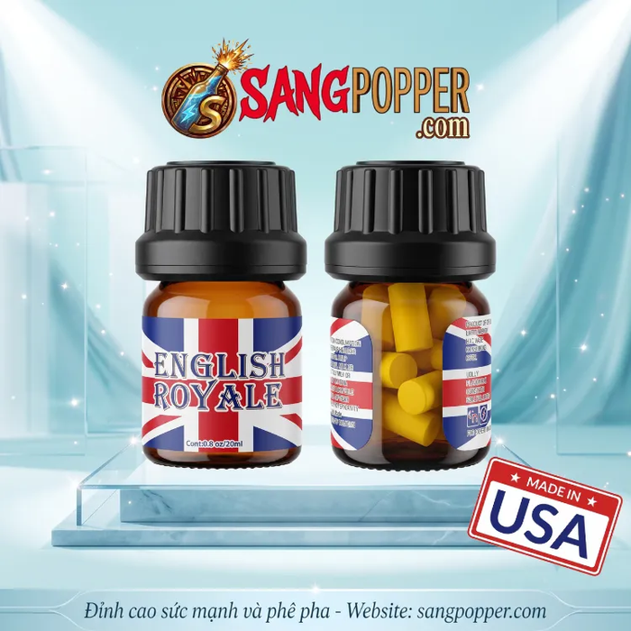 Popper Khô English Royale 20ml - Chuẩn Êm Không Đau Đầu Phê Pha
