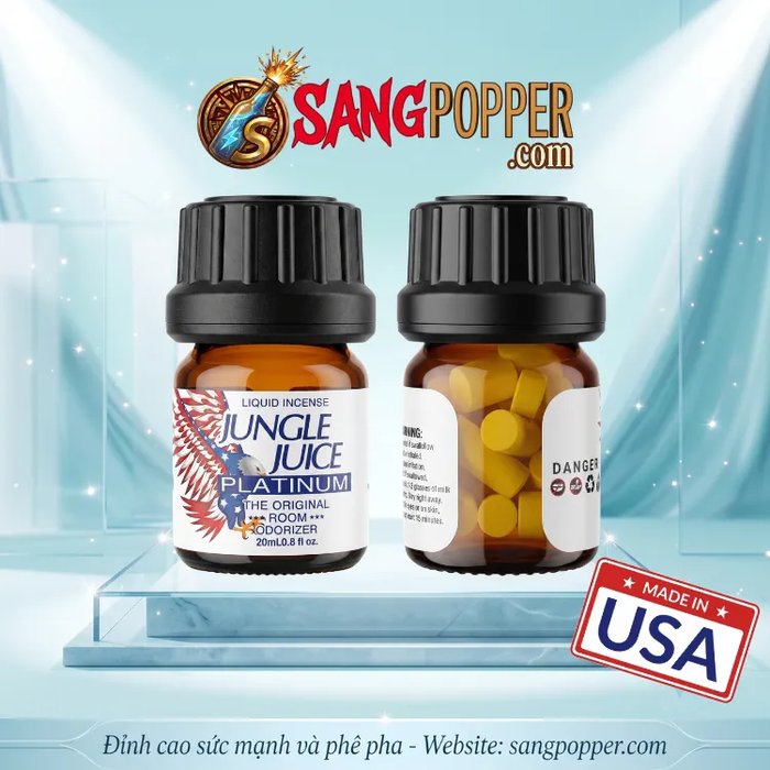 Popper Khô Jungle Juice Platinum 20ml - Siêu Êm Ái, Dành Cho Bot Mới