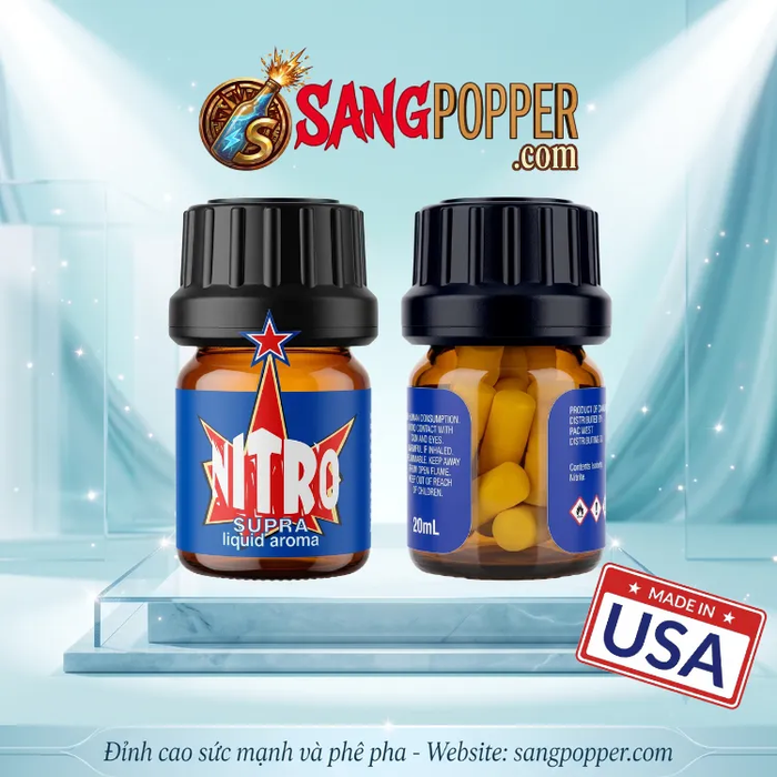 Popper Khô Nitro 20ml Cho Top - Đô Siêu Mạnh, Kéo Dài Thời Gian Yêu