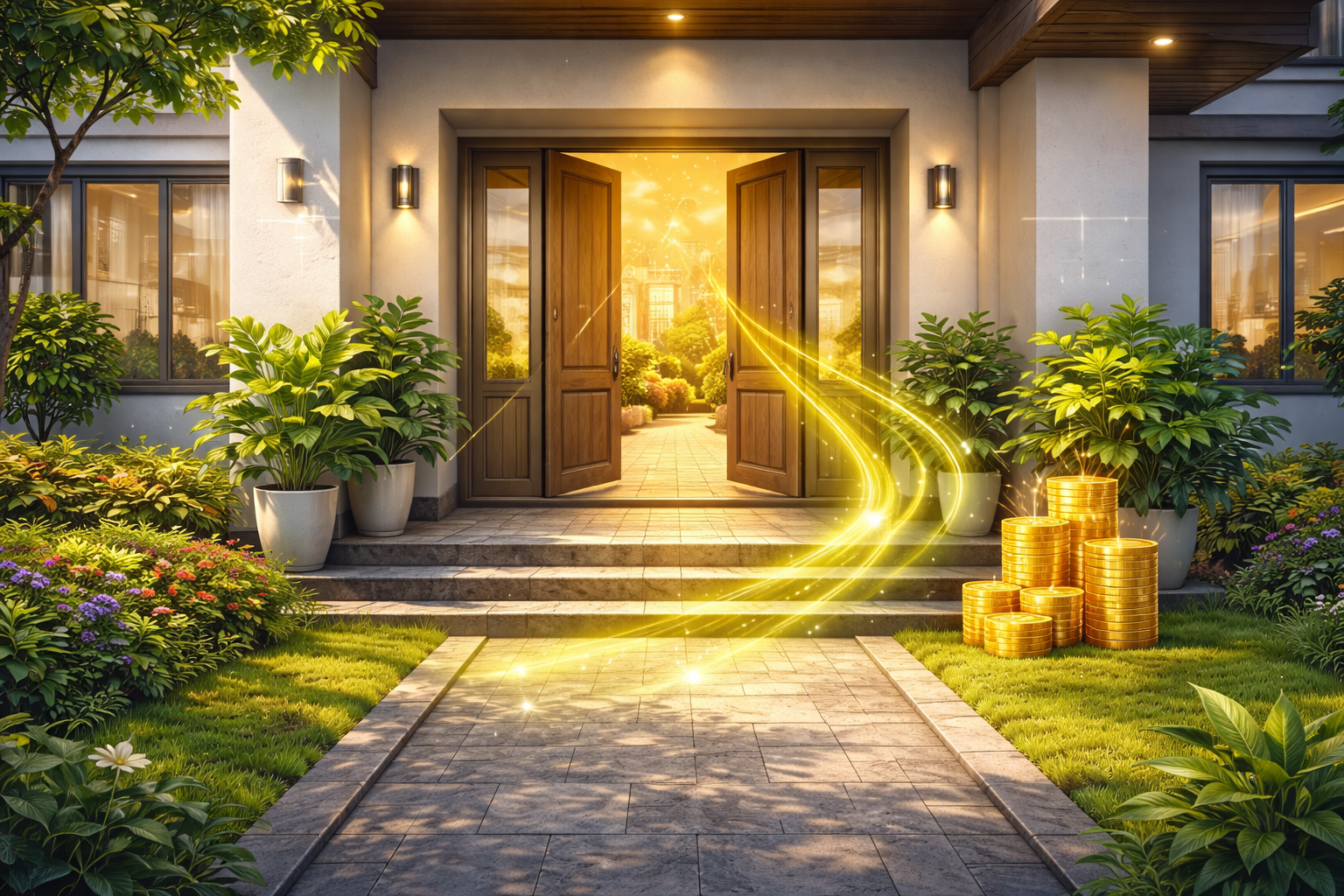 Một căn nhà có bố cục hài hòa, cửa chính đón ánh sáng và dễ chịu sẽ thu hút hơn với người đang tìm mua nhà. Một căn nhà có bố cục hài hòa, cửa chính đón ánh sáng và dễ chịu sẽ thu hút hơn với người đang tìm mua nhà.