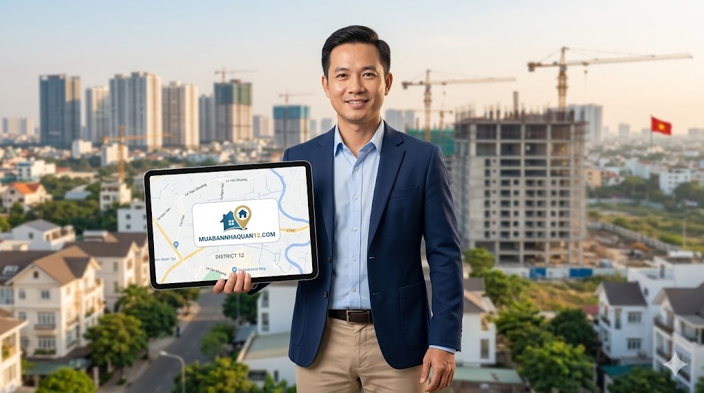 Khách hàng tìm kiếm nhà bán Quận 12 năm 2026 ưu tiên các sản phẩm có sổ hồng riêng và vị trí thuận lợi kết nối với các trung tâm tài chính. Khách hàng tìm kiếm nhà bán Quận 12 năm 2026 ưu tiên các sản phẩm có sổ hồng riêng và vị trí thuận lợi kết nối với các trung tâm tài chính.