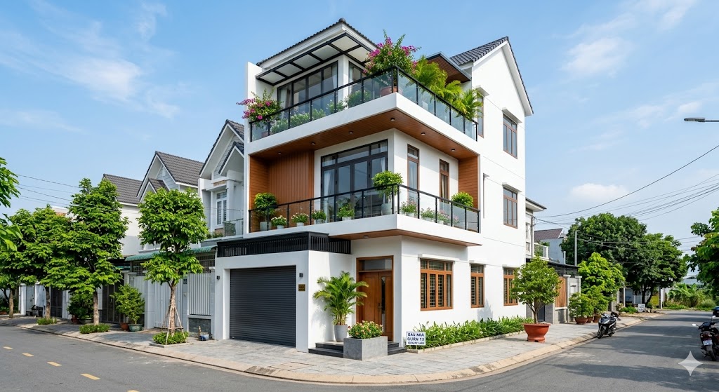 Mẫu nhà Quận 12 với thiết kế hiện đại, thông thoáng và đơn giản, là lựa chọn lý tưởng cho các gia chủ mệnh Thổ đang tìm kiếm nơi an cư lạc nghiệp. Mẫu nhà Quận 12 với thiết kế hiện đại, thông thoáng và đơn giản, là lựa chọn lý tưởng cho các gia chủ mệnh Thổ đang tìm kiếm nơi an cư lạc nghiệp.