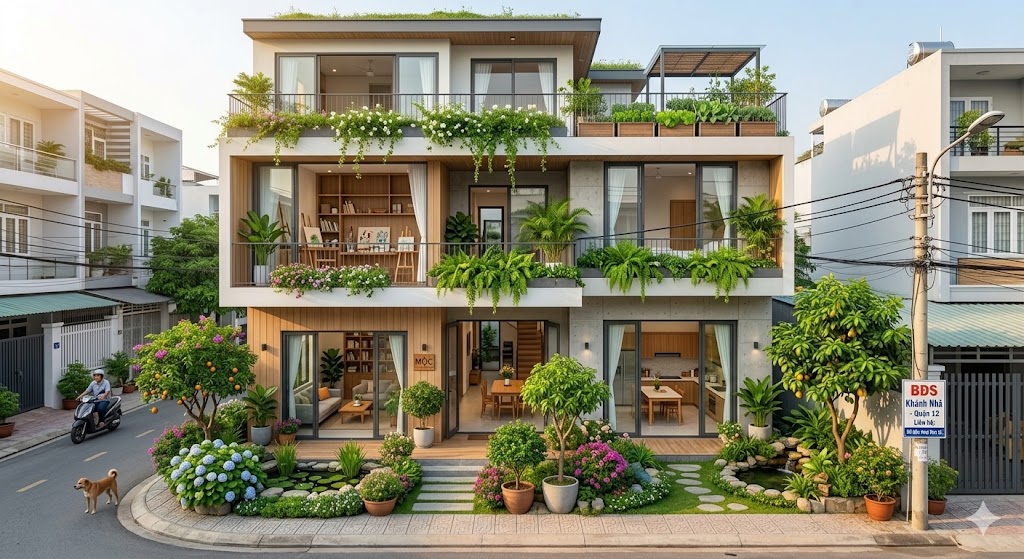 Không gian xanh lý tưởng cho gia chủ mệnh Mộc khi tìm kiếm cơ hội mua bán nhà quận 12 để khởi đầu hành trình an cư lạc nghiệp. Không gian xanh lý tưởng cho gia chủ mệnh Mộc khi tìm kiếm cơ hội mua bán nhà quận 12 để khởi đầu hành trình an cư lạc nghiệp.