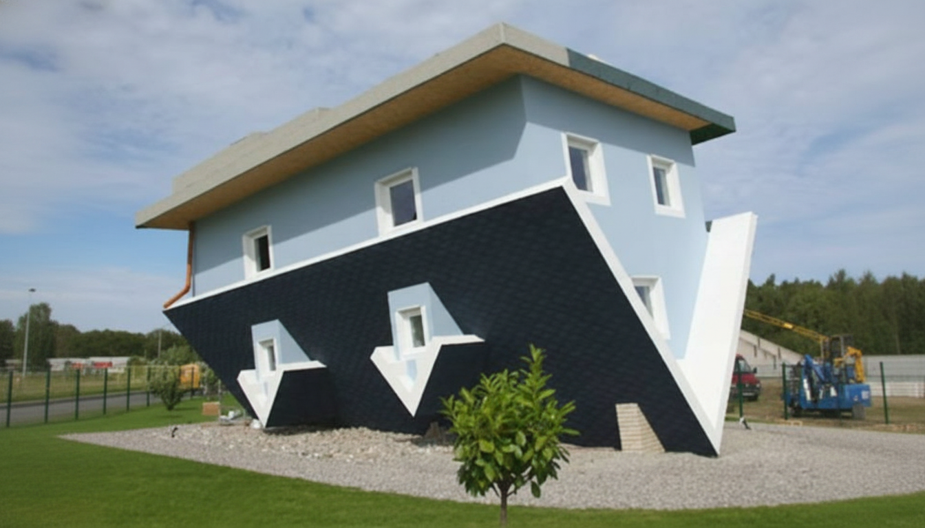 Ngôi nhà lộn ngược ở Đức Ngôi nhà lộn ngược ở Đức