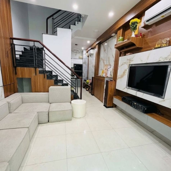 NHÀ MỚI 4 TẦNG - 40m2- HXH TRƯƠNG THỊ HOA - P. TÂN THỚI HIỆP- Ngay MEGA HIỆP PHÚ- CHỈ 5,45 TỶ- mua nhà quận 12 có sổ hồng riêng