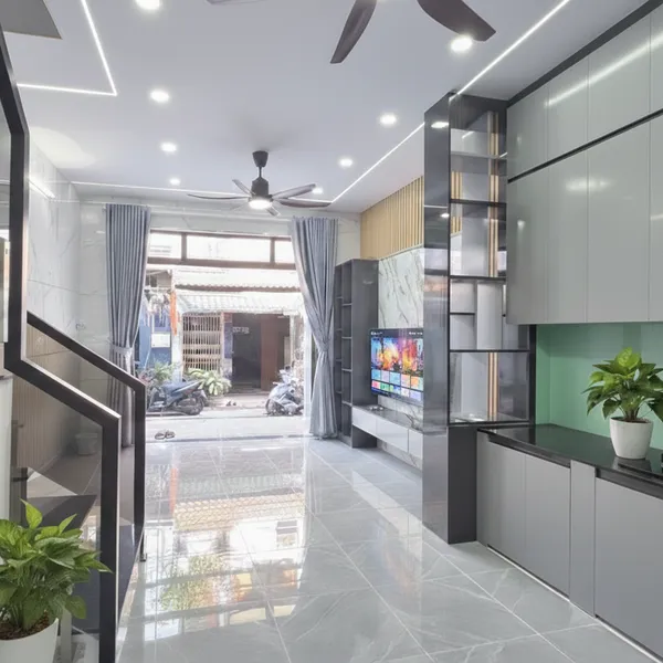 Nhà bán Quận 12 - 2 tầng nở hậu- 56m² - Gần Song- Hành Trung Mỹ Tây- nhỉnh 5 tỷ. 