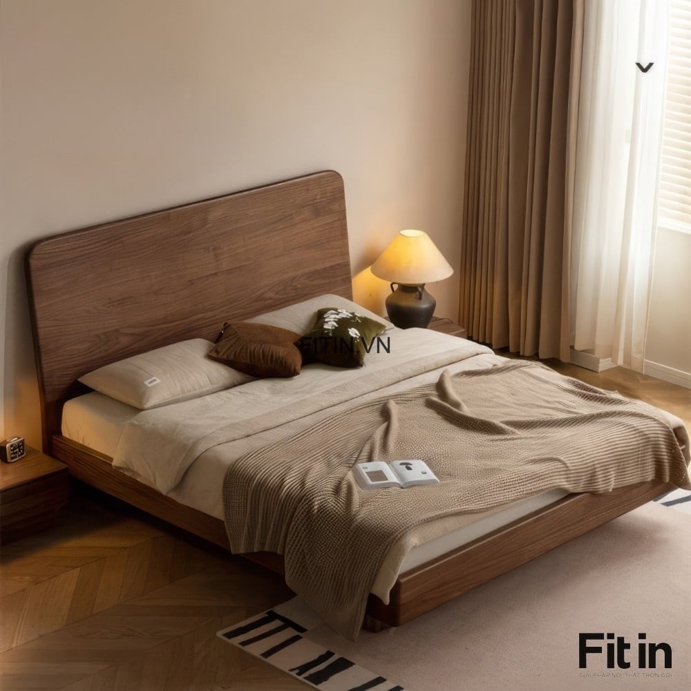 15+ mẫu giường ngủ gỗ &oacute;c ch&oacute; đẹp, sang trọng, gi&aacute; xưởng, độ bền cao 