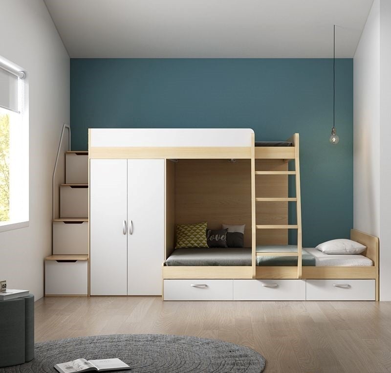15+ mẫu giường tầng cho người lớn đẹp, độc đ&aacute;o, k&iacute;ch thước ti&ecirc;u chuẩn 