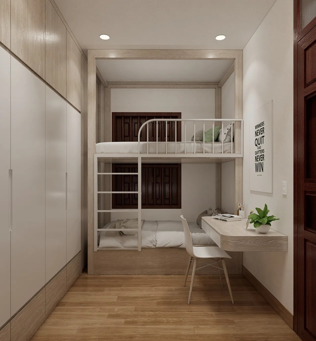 15+ mẫu giường tầng cho người lớn đẹp, độc đ&aacute;o, k&iacute;ch thước ti&ecirc;u chuẩn 