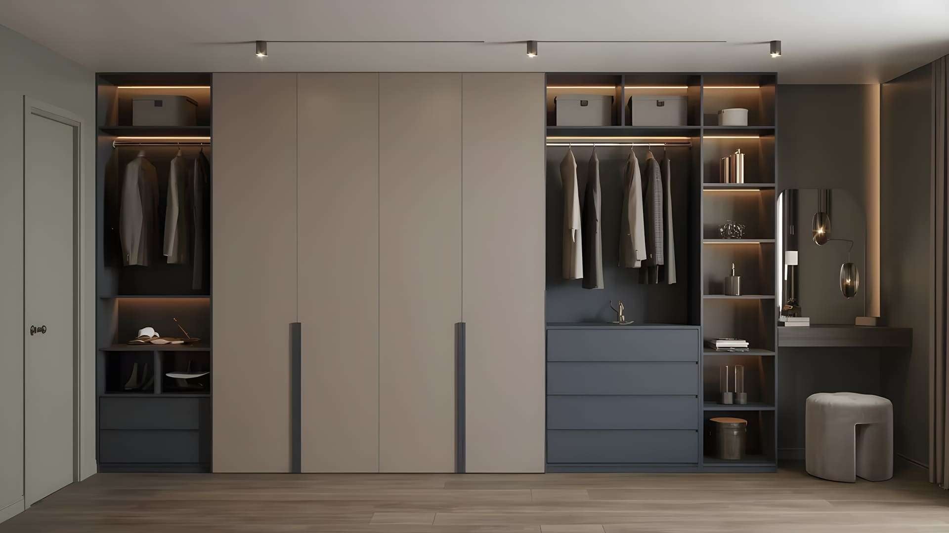 Tổng hợp 35+ mẫu tủ quần &aacute;o Acrylic An Cường đẹp, hiện đại, cao cấp