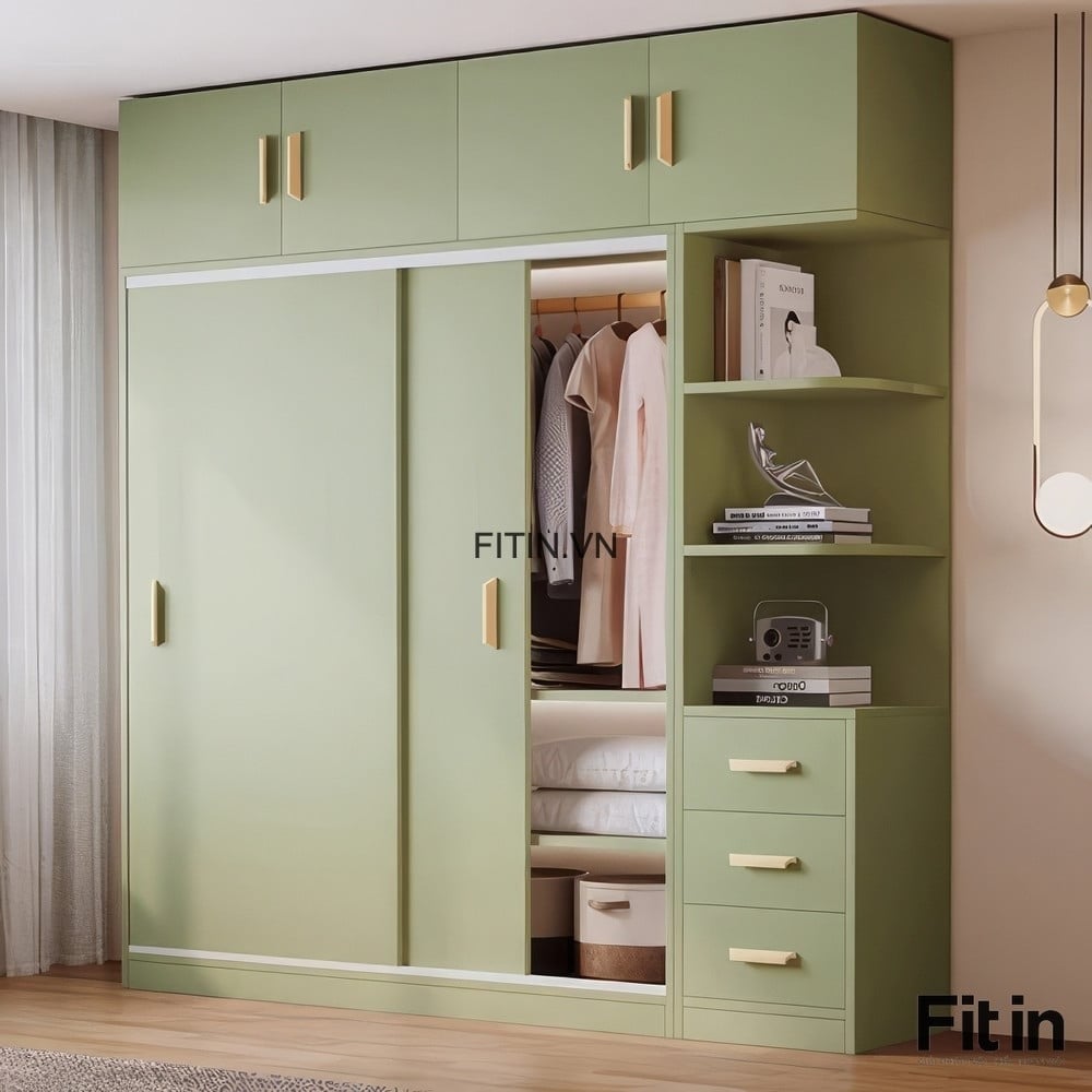 Tổng hợp 35+ mẫu tủ quần &aacute;o Acrylic An Cường đẹp, hiện đại, cao cấp