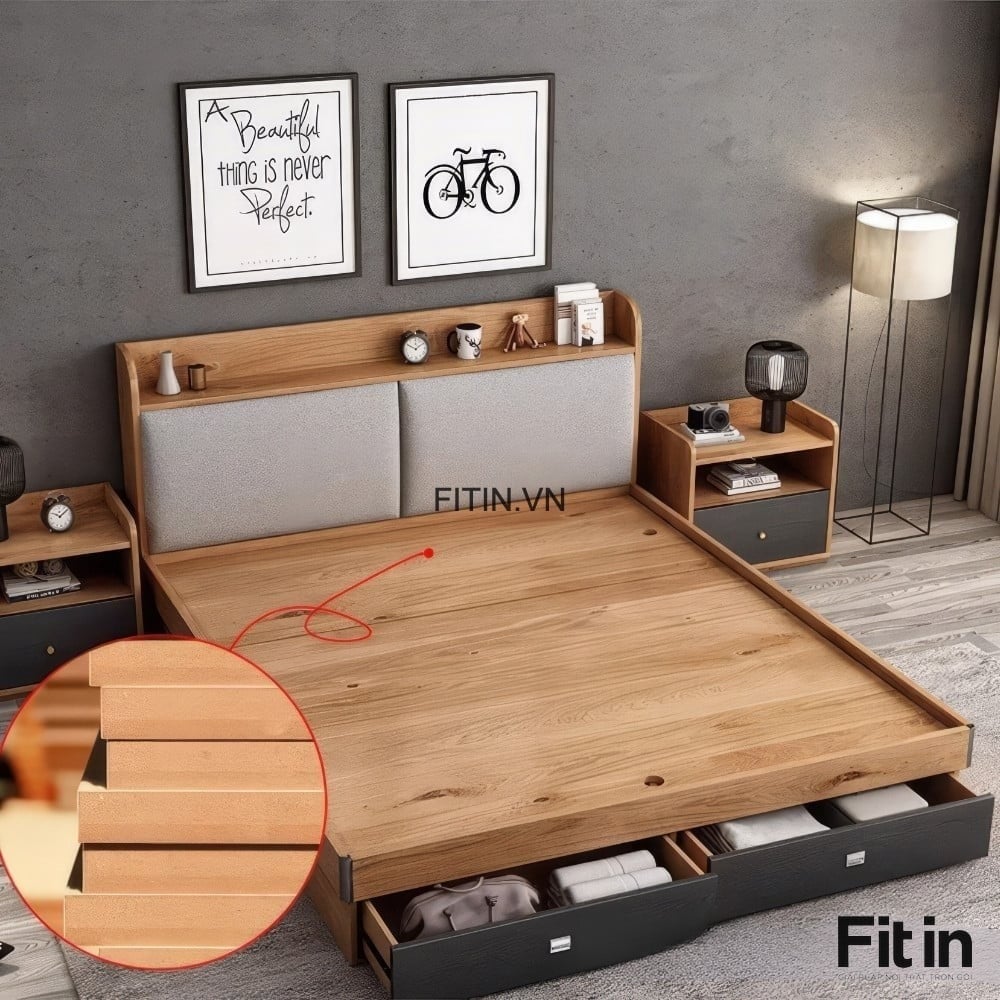 50+ mẫu giường gỗ đơn giản đẹp, gia c&ocirc;ng theo y&ecirc;u cầu, gi&aacute; xưởng