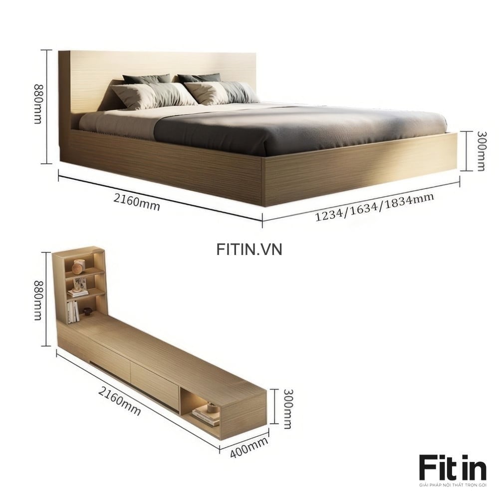 50+ mẫu giường gỗ đơn giản đẹp, gia c&ocirc;ng theo y&ecirc;u cầu, gi&aacute; xưởng