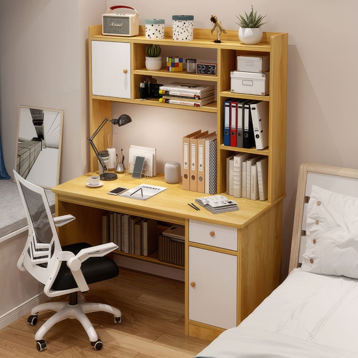 B&agrave;n Học Sinh Gỗ C&ocirc;ng Nghiệp Kết Cấu Chắc Chắn Gi&aacute; Hợp L&yacute; 