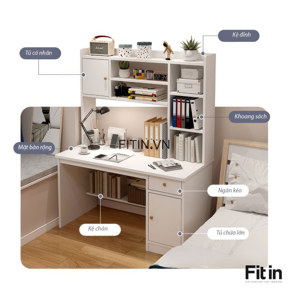 B&agrave;n Học Sinh Gỗ C&ocirc;ng Nghiệp Kết Cấu Chắc Chắn Gi&aacute; Hợp L&yacute; 